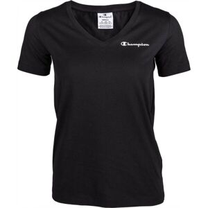 Champion V-NECK T-SHIRT Női póló, fekete, méret