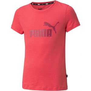 Puma ESS LOGO TEE G Lány póló, rózsaszín, méret