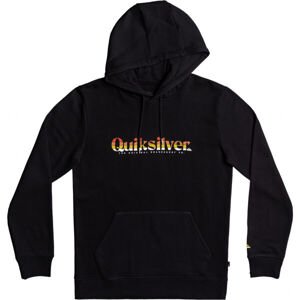 Quiksilver PRIMARY HOOD Férfi pulóver, fekete, méret