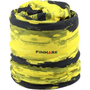 Finmark FSW-104 Multifunkcionális kendő, sárga, méret