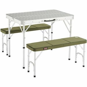 Coleman PACK-AWAY TABLE FOR 4 Kemping asztal és pad, szürke, veľkosť os