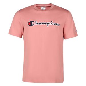 Champion CREWNECK T-SHIRT Férfi póló, rózsaszín, méret