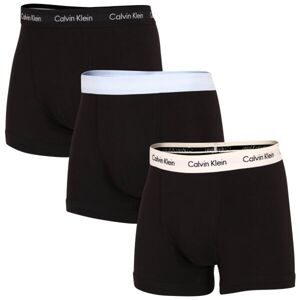 Calvin Klein 3P TRUNK Férfi boxeralsó, fekete, méret