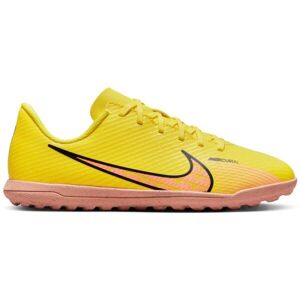 Nike JR MERCURIAL VAPOR 15 CLUB TF Gyerek turf futballcipő, sárga, méret 33.5