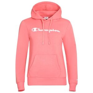 Champion HOODED SWEATSHIRT Női pulóver, rózsaszín, méret