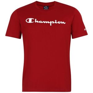 Champion CREWNECK LOGO T-SHIRT Férfi póló, piros, méret