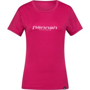 Hannah SAFFI II Női technikai póló, rózsaszín, méret