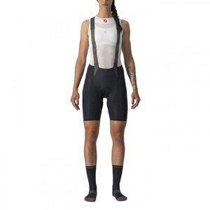 CASTELLI Rövid kerékpáros nadrág kantárral - FREE AERO RC LADY - fekete