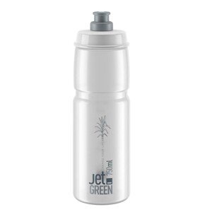 ELITE Kerékpáros palack vízre - JET GREEN 750 ml - áttetsző