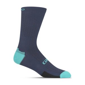 GIRO Klasszikus kerékpáros zokni - HRC TEAM - kék/világoskék