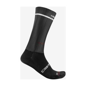 CASTELLI Klasszikus kerékpáros zokni - FAST FEET 2 - fekete