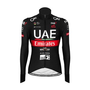 PISSEI Hosszú ujjú kerékpáros mez - UAE TEAM EMIRATES 23 - fehér/piros/fekete