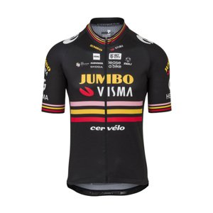AGU Rövid ujjú kerékpáros mez - JUMBO-VISMA TRIPLE VICTORY 2023 - fekete