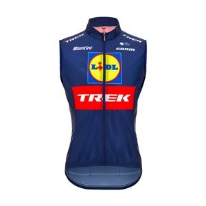 SANTINI Kerékpáros mellény - LIDL TREK 2024 - piros/kék/sárga