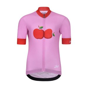 HOLOKOLO Rövid ujjú kerékpáros mez - FRUIT - rózsaszín