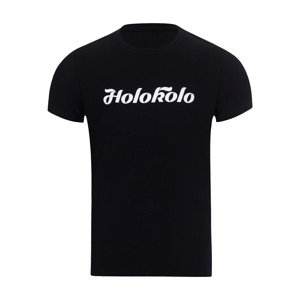 HOLOKOLO Rövid ujjú kerékpáros póló - CREW - fekete