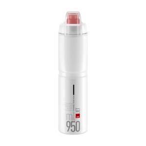 ELITE Kerékpáros palack vízre - JET PLUS 950 - áttetsző/piros