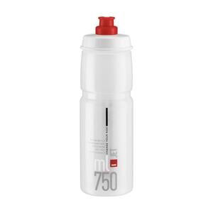 ELITE Kerékpáros palack vízre - JET 750 - áttetsző/piros
