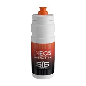 ELITE Kerékpáros palack vízre - FLY 750 INEOS STYLE 2024 - fehér/piros/fekete
