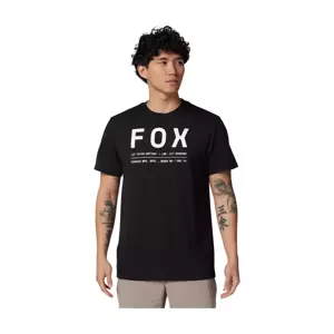 FOX Rövid ujjú kerékpáros póló - NON STOP SS TECH - fekete