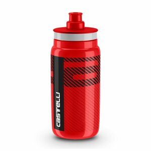 CASTELLI Kerékpáros palack vízre - FLY TEAM 550 ML - piros