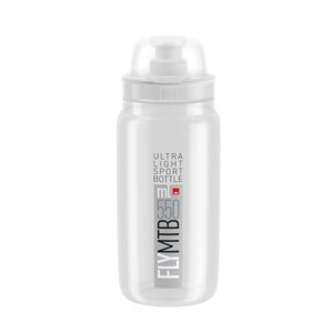 ELITE Kerékpáros palack vízre - FLY MTB 550 ml - áttetsző