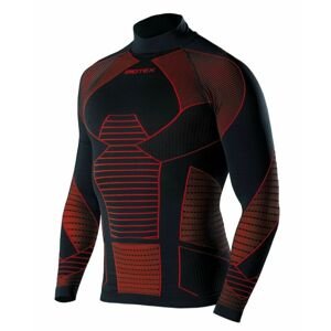 BIOTEX Hosszú ujjú kerékpáros póló - ICEBREAK - piros/fekete