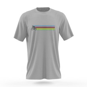 NU. BY HOLOKOLO Rövid ujjú kerékpáros póló - A GAME - szürke/színes