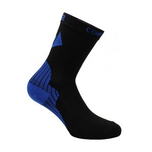 SIX2 Klasszikus kerékpáros zokni - ACTIVE - kék/fekete