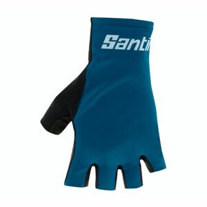 SANTINI Kerékpáros kesztyű hosszú ujjal - ISTINTO - kék