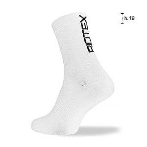 BIOTEX Klasszikus kerékpáros zokni - PRO - fehér