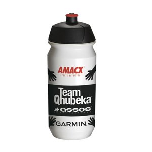 TACX Kerékpáros palack vízre - QHUBEKA ASSOS - fehér/fekete
