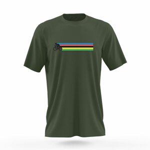 NU. BY HOLOKOLO Rövid ujjú kerékpáros póló - A GAME - színes/zöld