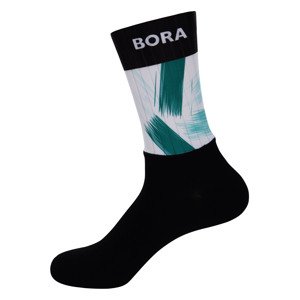 BONAVELO Klasszikus kerékpáros zokni - BORA 2022 - fekete/zöld