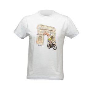 NU. BY HOLOKOLO Rövid ujjú kerékpáros póló - LE TOUR PARIS - fehér