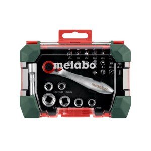 METABO Kerékpáros szerszámok - BIT AND RATCHET BOX - fekete