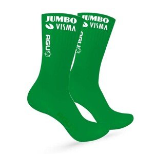 AGU Klasszikus kerékpáros zokni - JUMBO-VISMA 2022 - zöld