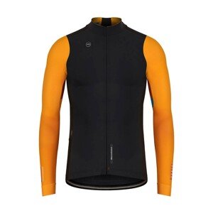 GOBIK Kerékpáros dzseki béléssel - MIST BLEND - narancssárga/fekete