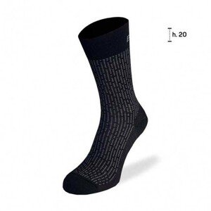 BIOTEX Klasszikus kerékpáros zokni - 3D - fekete/szürke