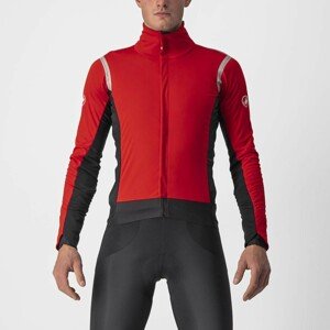 CASTELLI Kerékpáros dzseki béléssel - ALPHA RoS 2 - piros