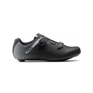 NORTHWAVE Kerékpáros cipő - CORE PLUS 2 - fekete/ezüst