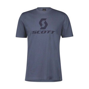 SCOTT Rövid ujjú kerékpáros póló - ICON SS - kék