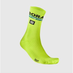 SPORTFUL Klasszikus kerékpáros zokni - BORA 2024 - sárga
