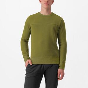 CASTELLI pulóver - LOGO SWEATSHIRT - zöld