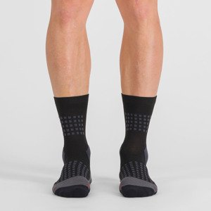 SPORTFUL Klasszikus kerékpáros zokni - APEX - fekete