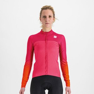 SPORTFUL Hosszú ujjú kerékpáros mez - BODYFIT PRO THERMAL - rózsaszín