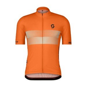 SCOTT Rövid ujjú kerékpáros mez - RC TEAM 10 - narancssárga