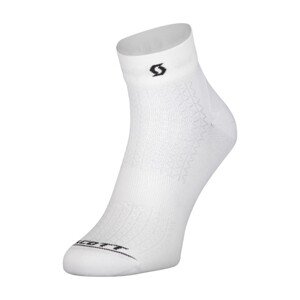 SCOTT Klasszikus kerékpáros zokni - PERFORMANCE - fehér