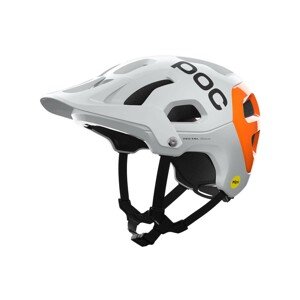 POC Kerékpáros sisak - TECTAL RACE MIPS NFC - narancssárga/fehér
