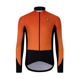 HOLOKOLO Kerékpáros dzseki béléssel - CLASSIC - fekete/narancssárga